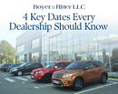 4 Key Dates Every Dealership Should Know